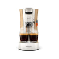 Senseo Select Machine à Café à Dosettes - Intensity Plus, Fonction Mémo, 3 Intensités, Crema Plus, Blanc soie, CSA240/06