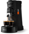Senseo Select Eco, Machine à Café à Dosettes, Intensity Plus, Crema Plus, Fonction Memo - Noir, CSA240/21
