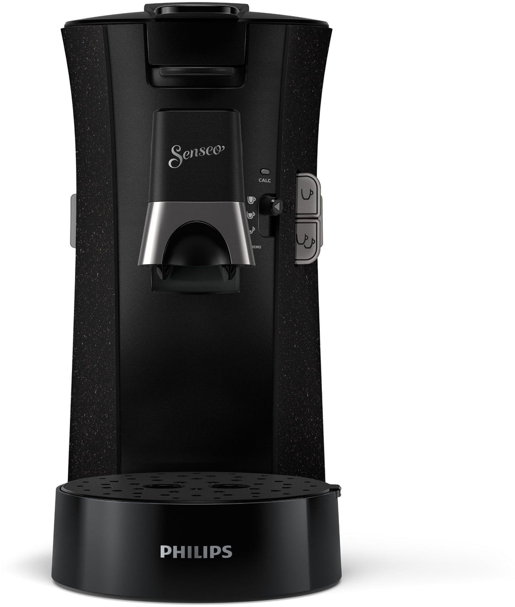 Senseo Select Eco, Machine à Café à Dosettes, Intensity Plus, Crema Plus, Fonction Memo - Noir, CSA240/21