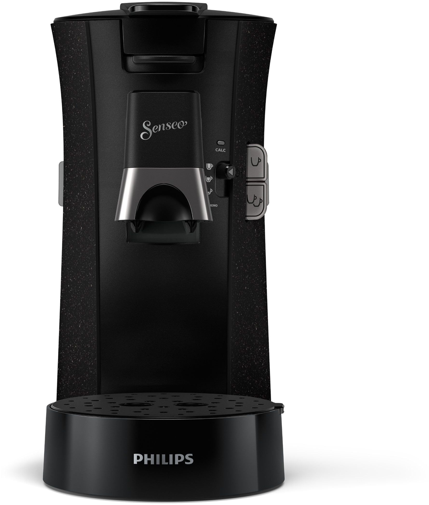 Senseo Select Eco, Machine à Café à Dosettes, Intensity Plus, Crema Plus, Fonction Memo - Noir, CSA240/21