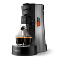Machine à Café Dosettes – SENSEO Select Eco – Intensity Plus – Crema Plus – Function Memo - Acier Brossé (CSA250/10)