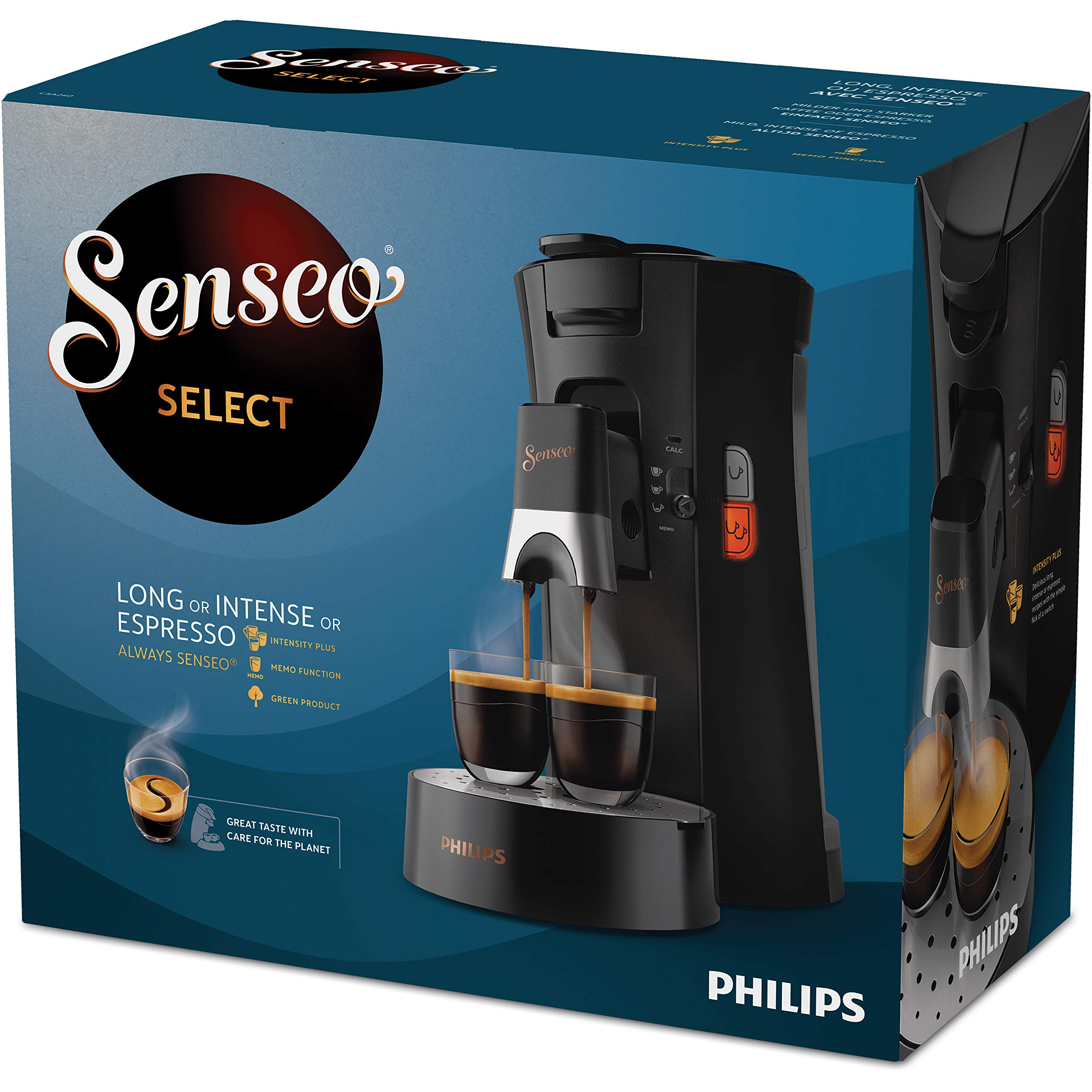 Domestic Appliances Senseo Select CSA240/60 Machine à café à dosettes, Noir
